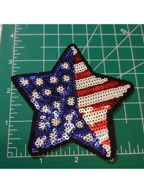 2/$10 Sequin Star Patch